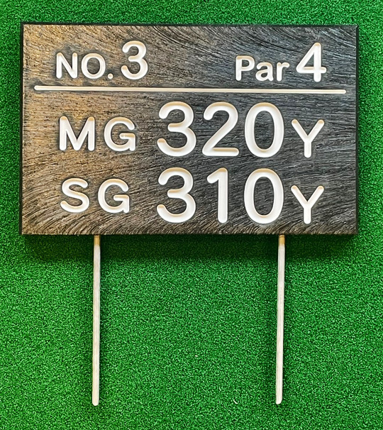 #8708：ゴルフ場用案内板製作