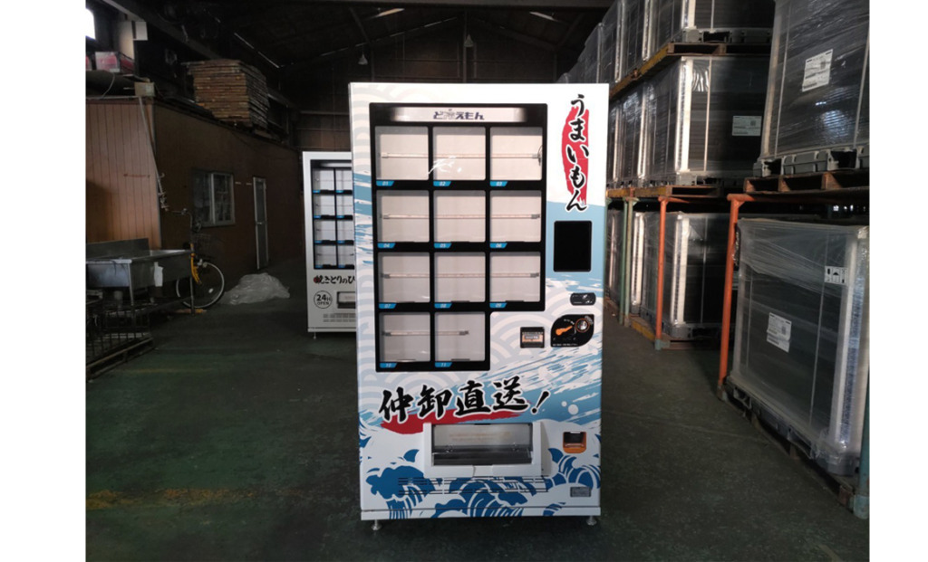 冷凍自販機ラッピング　福岡ロプト　看板屋　博多
